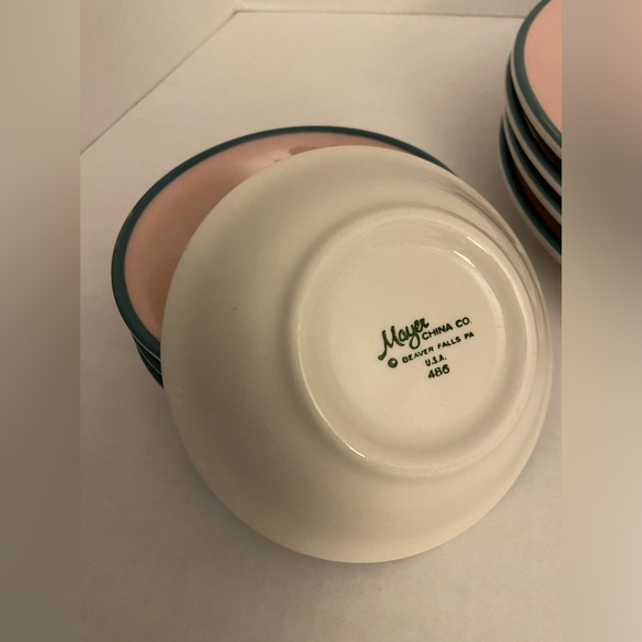 Vintage Mayer China Dinner Dishes & Dessert/Fruit Bowls - Picture 5 of 5